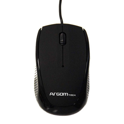 Mouse óptico 3D con cable USB ambidiestro
