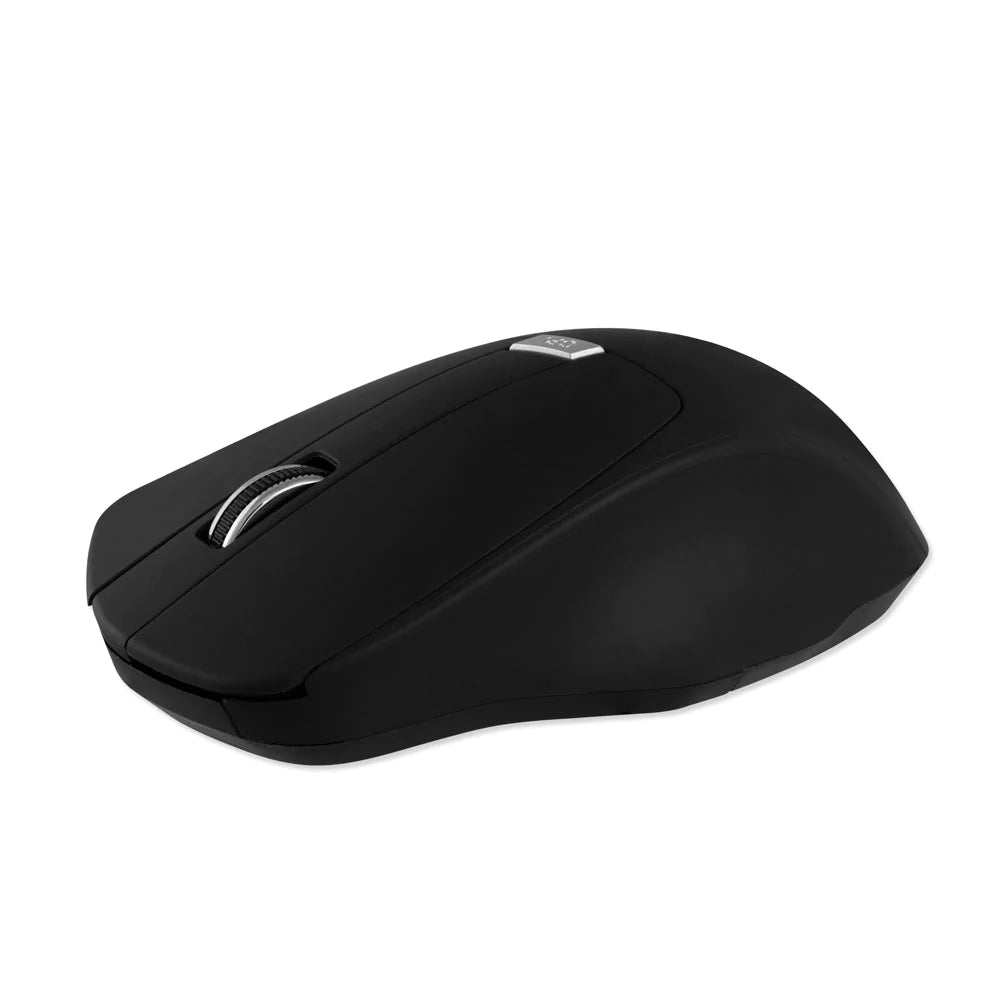 Maxi Mouse óptico inalámbrico ergonómico de goma
