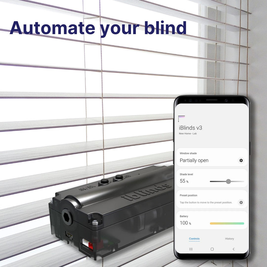Sistema de Automatización de Persianas Inteligentes - Protocolo Z-Wave Plus. Automatización para sus persianas basculantes existentes.
