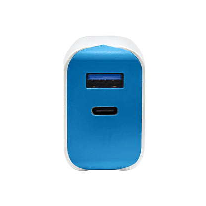 Wall Fast Charger Dual Port  USB/ Type C (UL)
