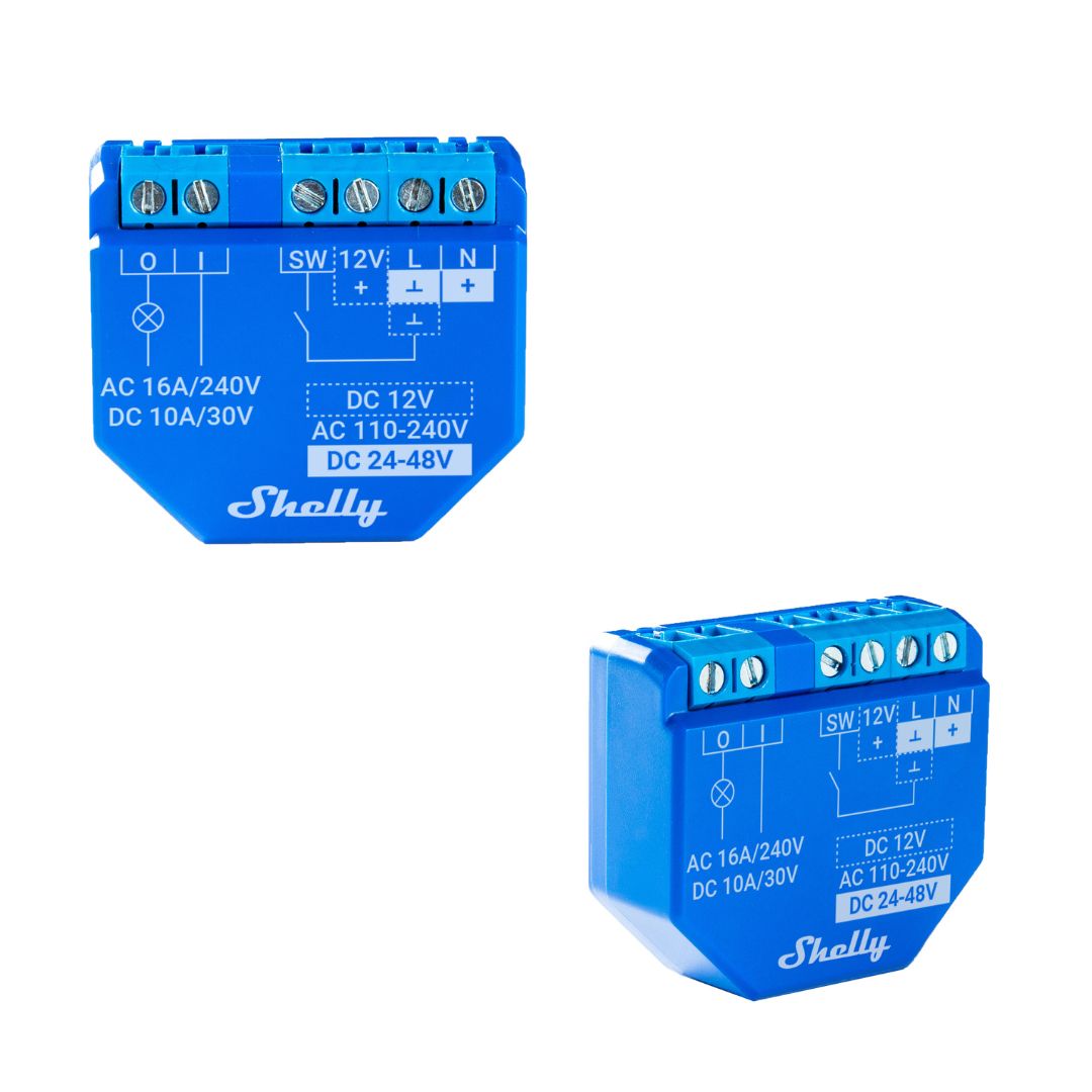 Shelly Plus 1 UL certified. Wi-Fi operated smart relay switch, 1