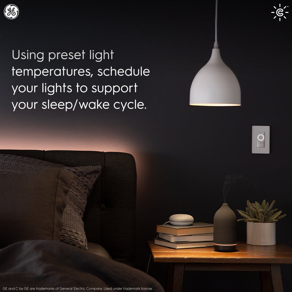 Bombilla inteligente Cync Tunable White A19. Bluetooth y Wi-Fi, funciona con Alexa y Google Home (paquete de 2; el empaque puede variar)